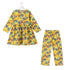 Yellow Lawn Cord Set